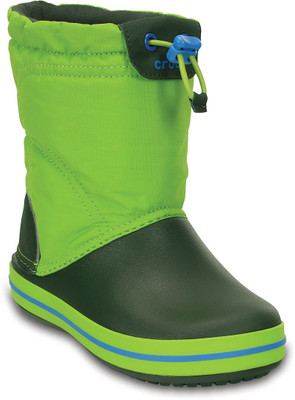 

Crocs Girls Slip on Casual Boots(Green