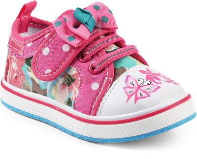 

KITTENS Girls Velcro Clogs(Red, Fuschia