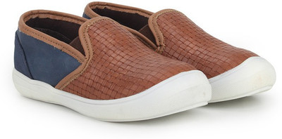 

Knotty Derby Boys & Girls Slip on Loafers(Beige, Tan+blue