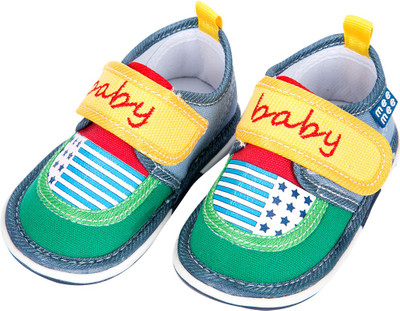 

MeeMee Boys Slip on Sneakers(Blue, Mee mee