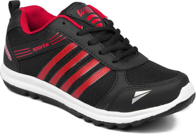 

Asian Boys Lace Running Shoes(Black