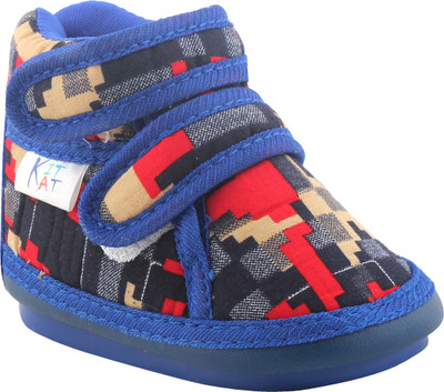 

kitkat Boys & Girls Velcro Casual Boots(Blue, Royal blue