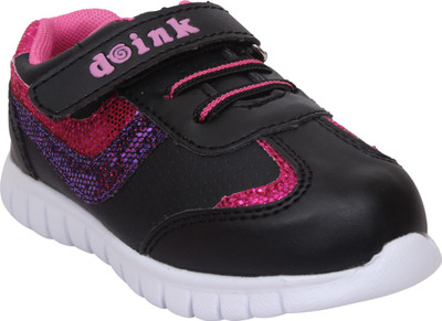 

Doink Girls Velcro Casual Boots(Black
