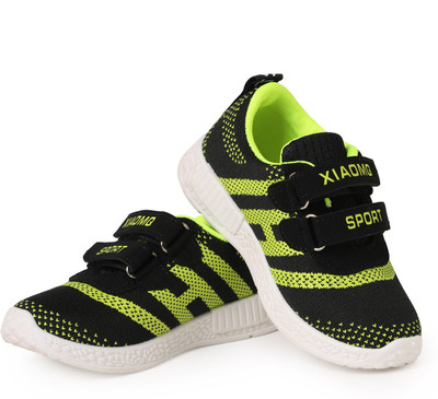 

N Five Boys & Girls Velcro Casual Boots(Green