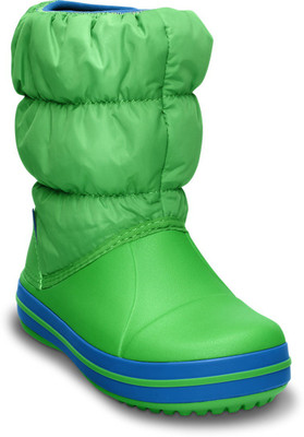 

Crocs Girls Slip on Casual Boots(Green