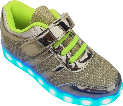 

Tec Ventures Boys & Girls Velcro Sneakers(Green