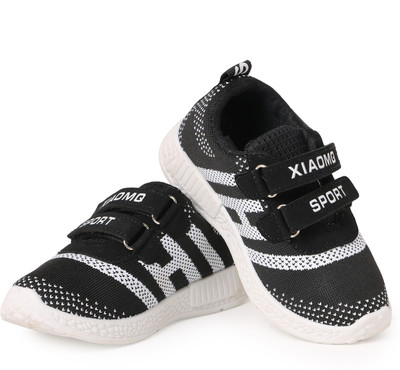 

N Five Boys & Girls Velcro Casual Boots(Black