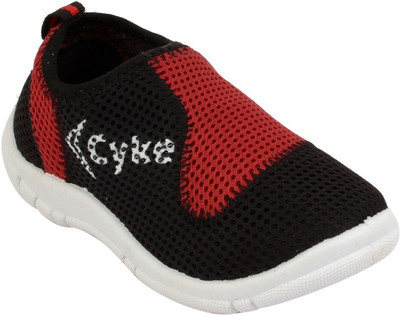 

Cyke Boys & Girls Slip on Casual Boots(Black, Cheery/blk