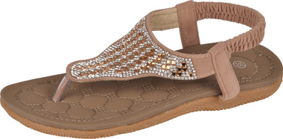 

Yellow Bee Girls Strap Kolhapuris(Brown, Khaki