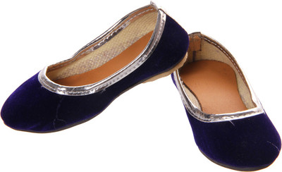 

Khussa Girls Slip on Mojaris(Blue