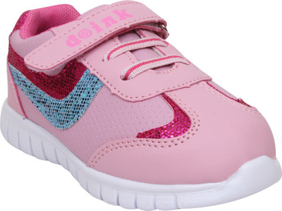 

Doink Girls Velcro Casual Boots(Pink