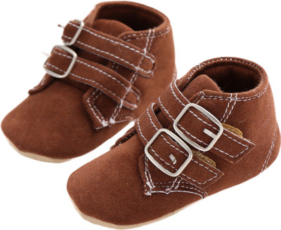 

abdc kids Boys Velcro Casual Boots(Brown