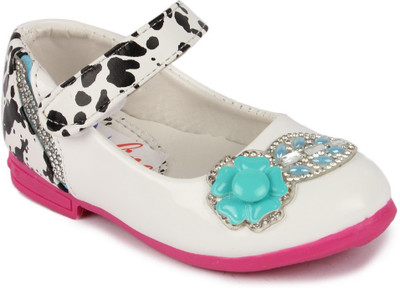 

N Five Girls Velcro Dancing Shoes(White