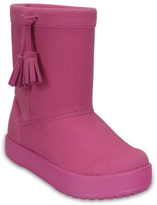 

Crocs Girls Slip on Casual Boots(Pink