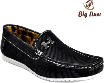 

Big Liner Boys Slip on Loafers(Black