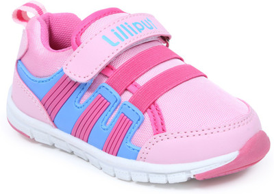 

Lilliput Girls Velcro Sneakers(Multicolor, Pink