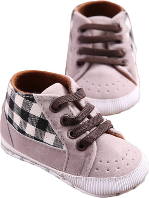 

abdc kids Boys Lace Casual Boots(Brown, Light brown