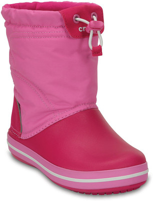 

Crocs Girls Slip on Casual Boots(Pink