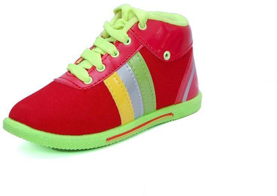

GreenBazar Boys Lace Sneakers(Red
