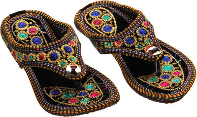 

Khussa Girls Slip on Mojaris(Multicolor