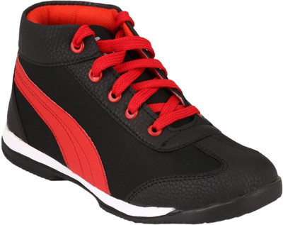 

Alexander07 Boys Lace Sneakers(Black, Red