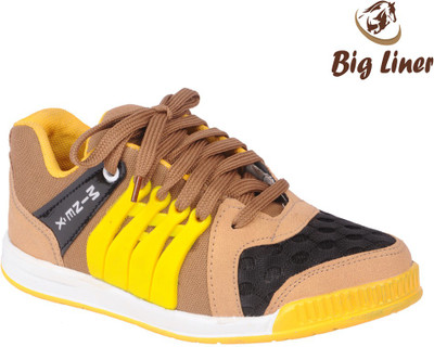

Big Liner Boys Lace Sneakers(Beige