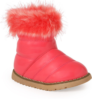 

N Five Girls Slip on Casual Boots(Pink