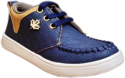 

Cutie & Brat Boys Lace Sneakers(Dark Blue, Navy blue