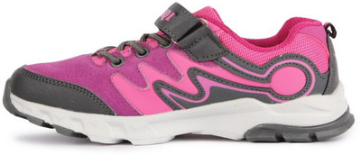 

N Five Girls Velcro Running Shoes(Purple