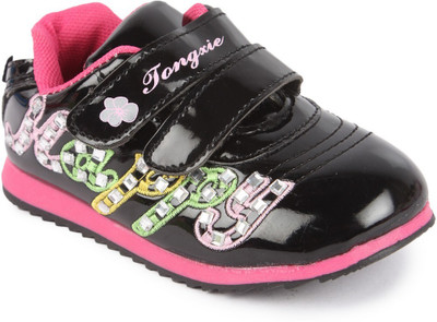 

N Five Girls Velcro Casual Boots(Black