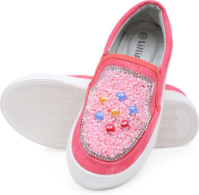

Lilliput Girls Slip on Sneakers(Pink, Fushia