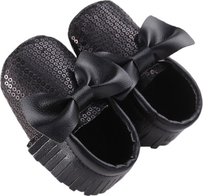 

abdc kids Girls Velcro Formal Boots(Black