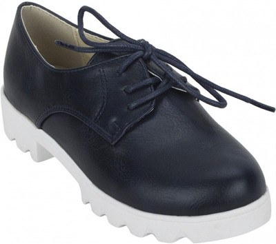 

Joy N Fun Boys & Girls Lace Casual Boots(Blue, Navy blue