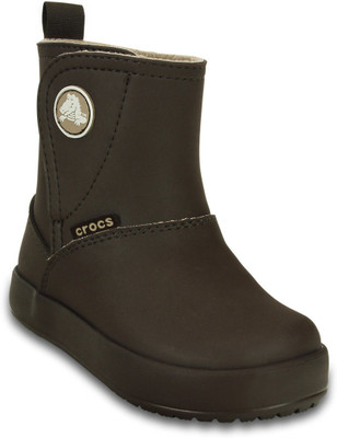 

Crocs Girls Slip on Casual Boots(Brown