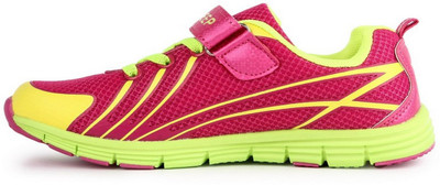 

N Five Girls Velcro Running Shoes(Pink
