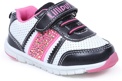 

Lilliput Girls Velcro Sneakers(Multicolor, Black
