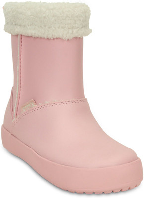 

Crocs Girls Slip on Casual Boots(Pink