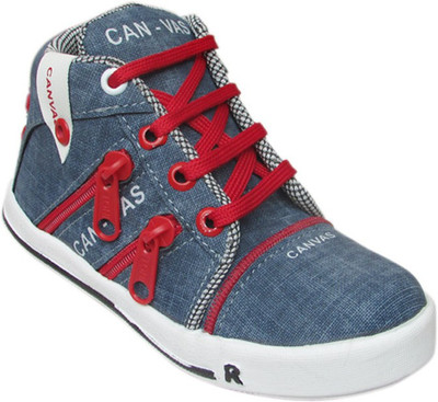

Cutie & Brat Boys Lace Sneakers(Blue, Blue and red