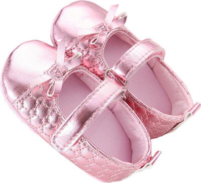 abdc kids Girls Velcro Formal Boots(Pink