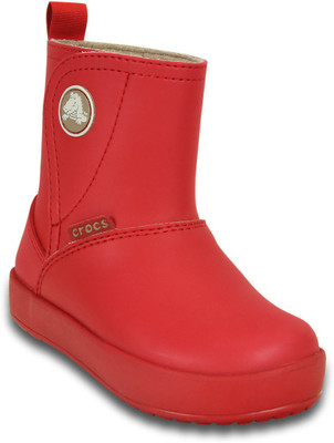 

Crocs Girls Slip on Casual Boots(Red
