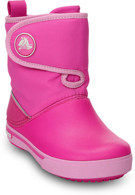 

Crocs Boys & Girls Slip on Casual Boots(Pink