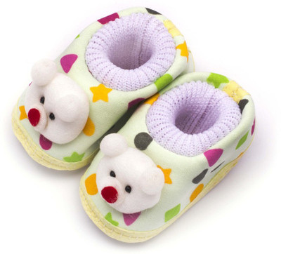 Infano Boys & Girls Slip on Casual Boots(White