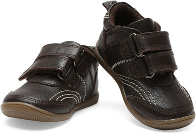 

Teddy Toes Boys Velcro Moccasins(Brown