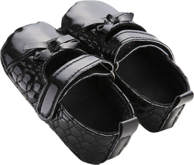 

abdc kids Girls Velcro Formal Boots(Black