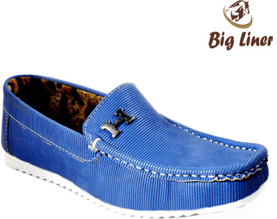 

Big Liner Boys Slip on Loafers(Blue