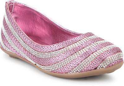

Apick Girls Slip on Moccasins(Multicolor, Pink