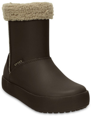 

Crocs Girls Slip on Casual Boots(Brown