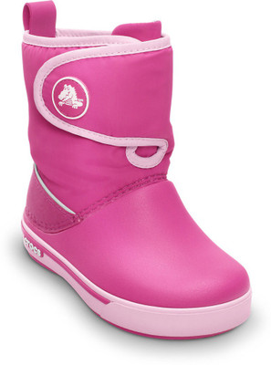 

Crocs Girls Slip on Casual Boots(Pink