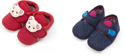 

Infano Boys & Girls Velcro Sneakers(Multicolor, Red