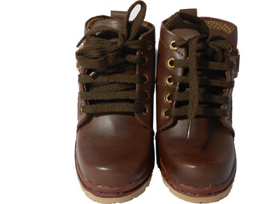 

WTdesign Boys & Girls Lace Casual Boots(Brown